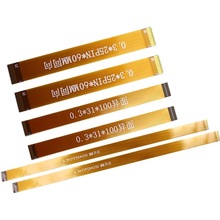 FPC黄色FFC软排线0.3MM间距同/反向31P51P61P MIPI液晶屏排线LVDS