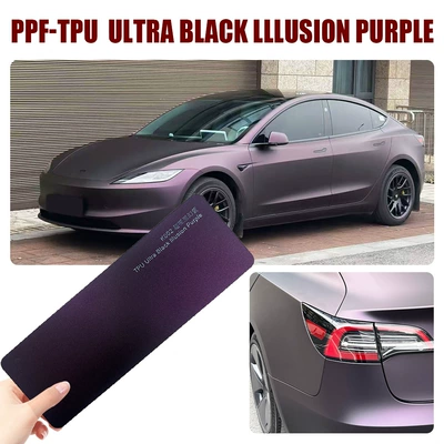 Auto Color Change Film Purple Tpu Car Paint