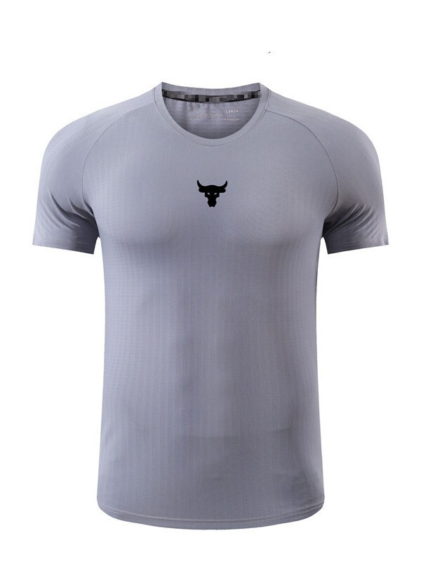 ブランド卸売 Tシャツメンズアイスシルク速乾性スポーツ速乾性メッシュ半袖ルーズ弾性ラウンドネックフィットネスカジュアルウェア|undefined