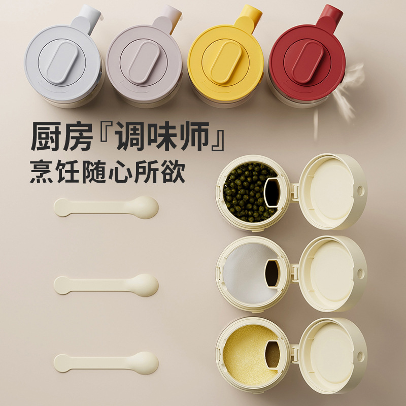 Especiero de Vidrio para Cocina, Estilo Moderno y Lujoso, Multifuncional, Tarro para Condimentos, Botella para Especias.