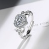 Design wedding ring heart shaped, fashionable jewelry