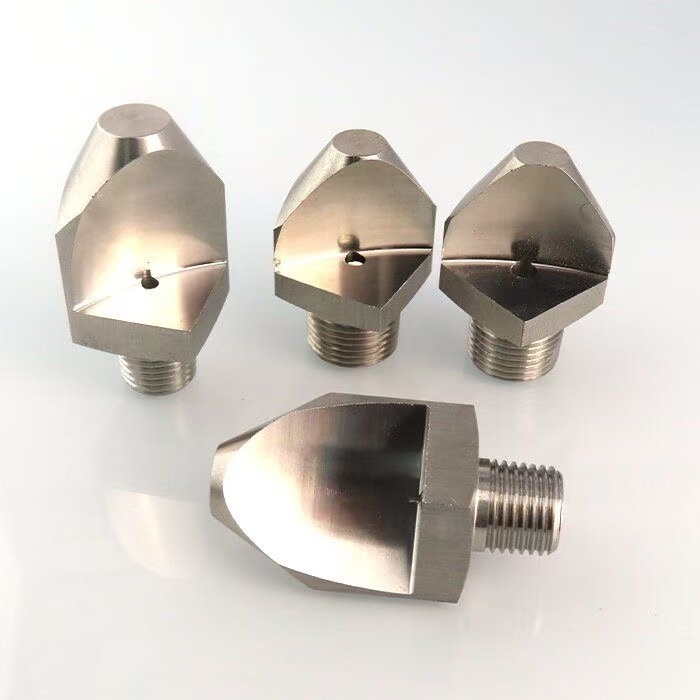 窄角扇形喷嘴不锈钢喷头 高压冲洗喷雾头 除尘清洗脱硫水幕喷水嘴