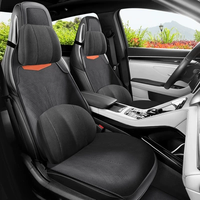 Four Seasons Pad — Suede Leather for the Ideal 2025 Model - mysterious-black-standard-version-one-piece-head