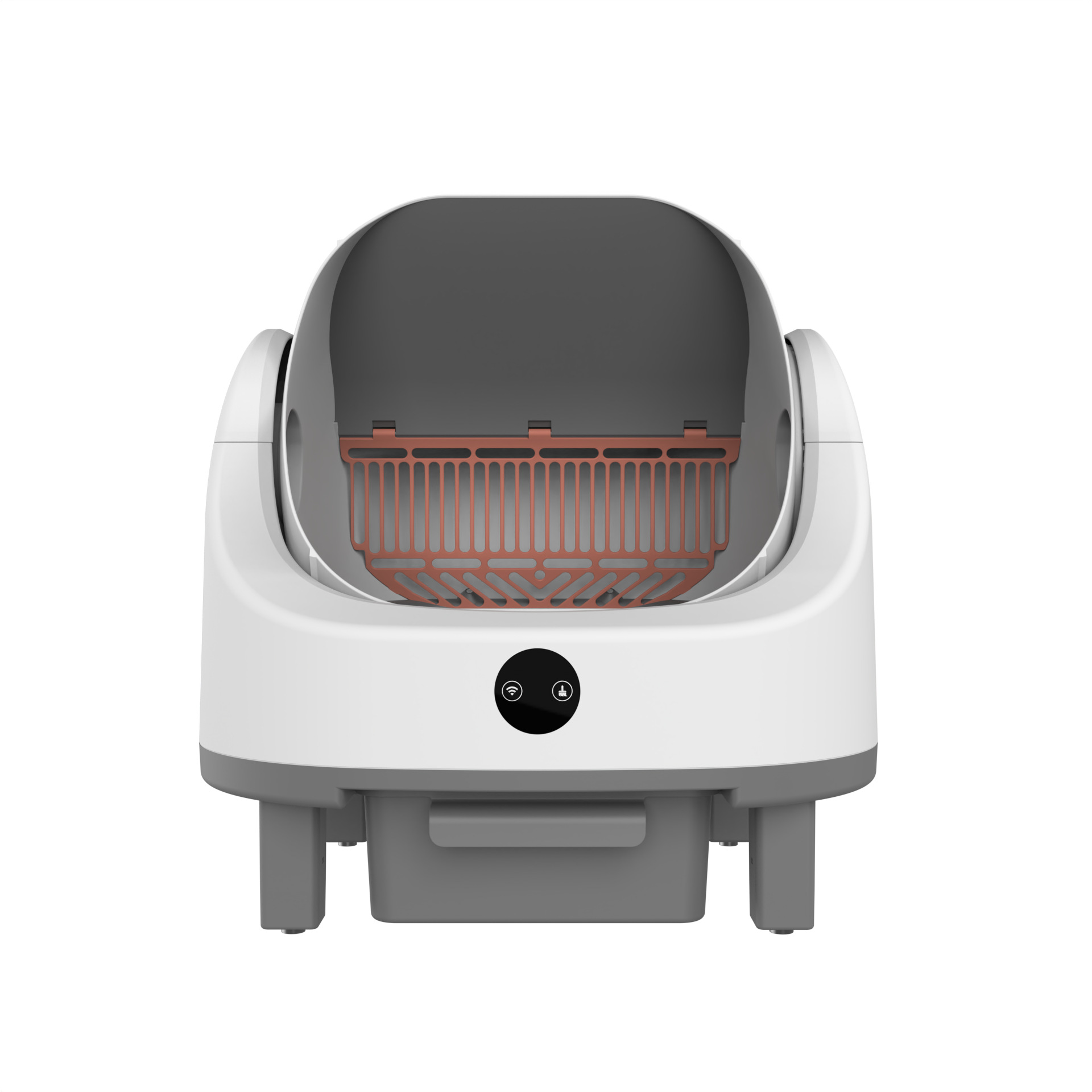 lavabo inteligente para gatos totalmente cerrado inodoro de limpieza automática semiabertura inodoro para gatos de gran capacidad fábrica de chaohong