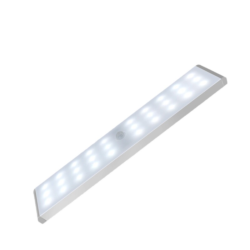 New Led Smart Motion Sensor Night Light USB Rechargeable Magnetic Cabinet Wardrobe Shoe Cabinet Closet Light Home