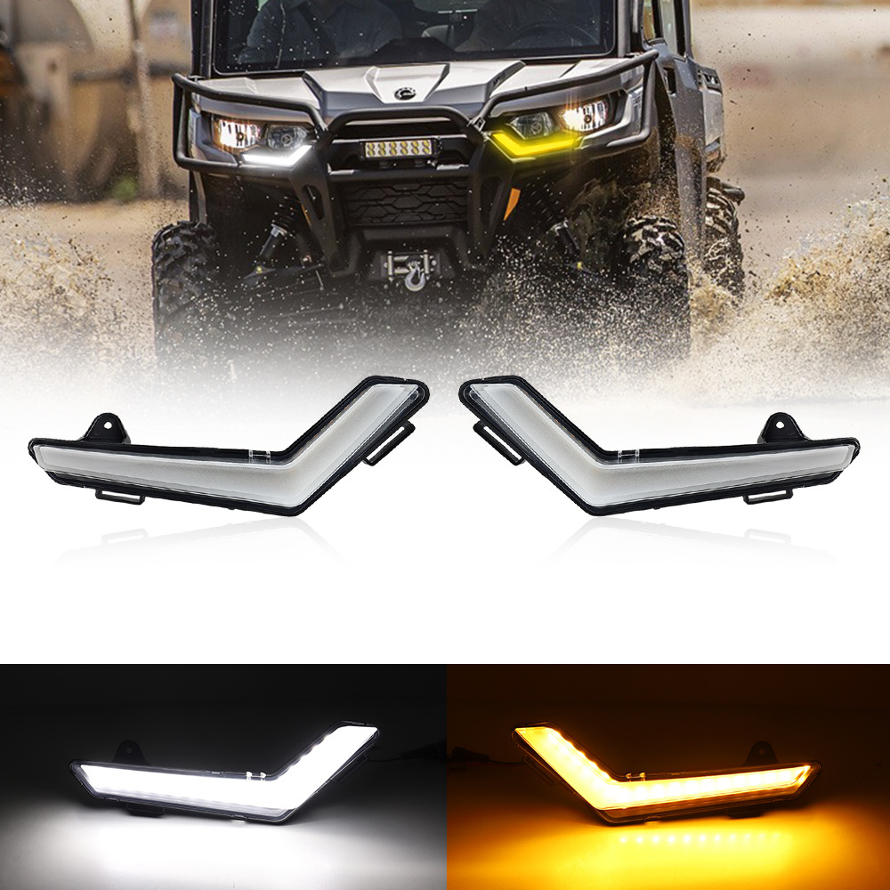 ATV adecuado para Can-Am Defender Max2020 2021 2022 Luz de marcha diurna luz de giro