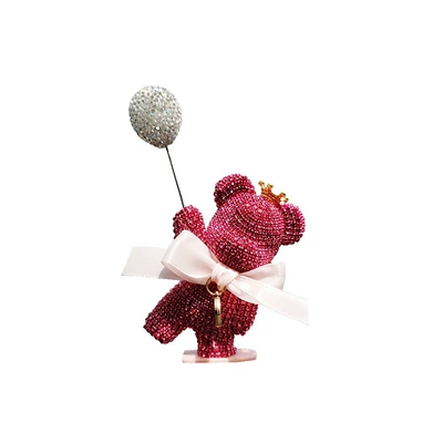 Car Gifts and Accessories — Car ornaments - new-rose-red-balloon-violent-bear-ornament