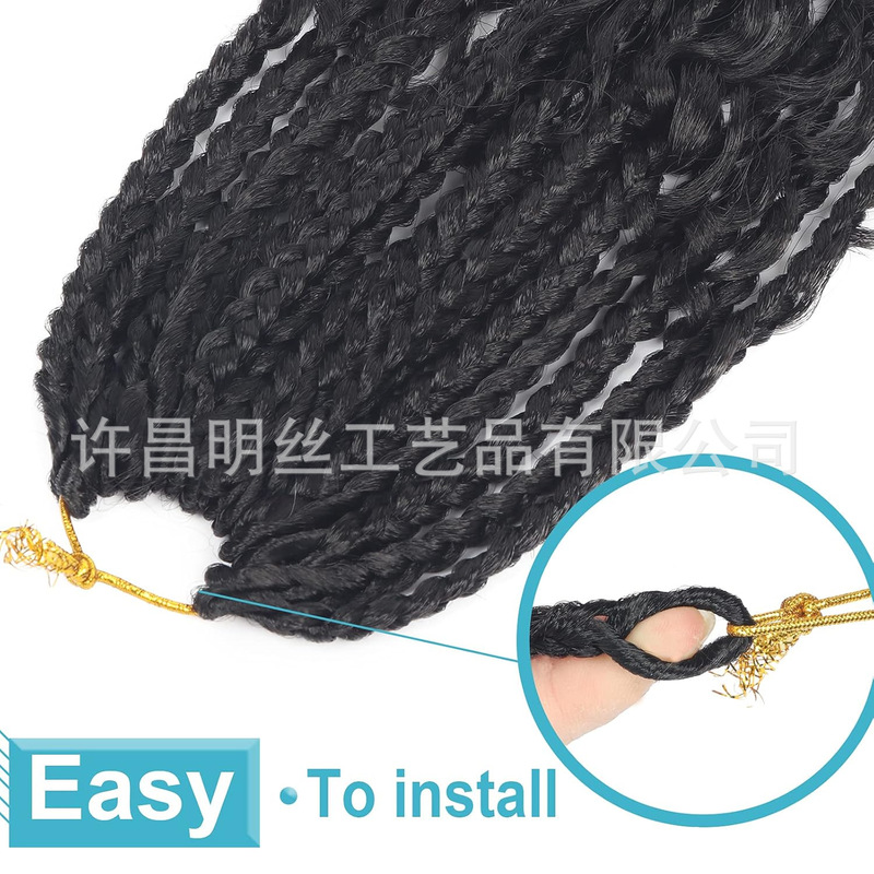 非洲热销三股飞子Box Braids braids crochet hair 三股辫钩针发|undefined