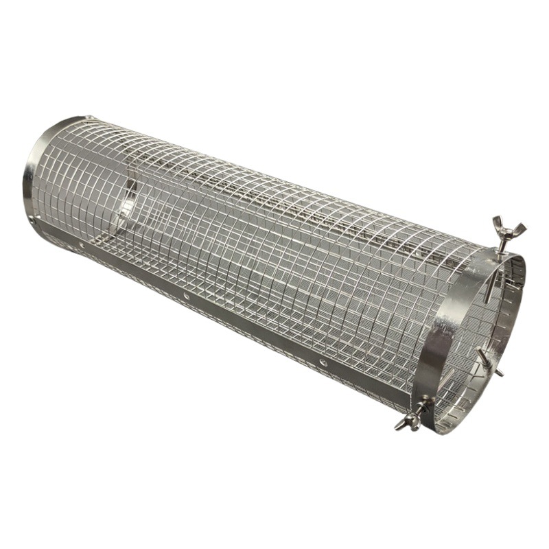 [Malla de agujero cuadrado] 304 de acero inoxidable anti-escaldadura neta tienda al aire libre estufa de camping chimenea red de tuberías Escudo de chimenea