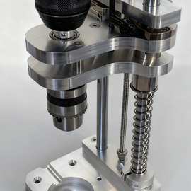 木工打孔支架铝型材定位垂直打孔桌面小型锂电钻支架工具迷你DIY