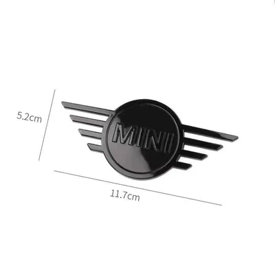 Suitable for Bmw Mini Car logo - glossy-black