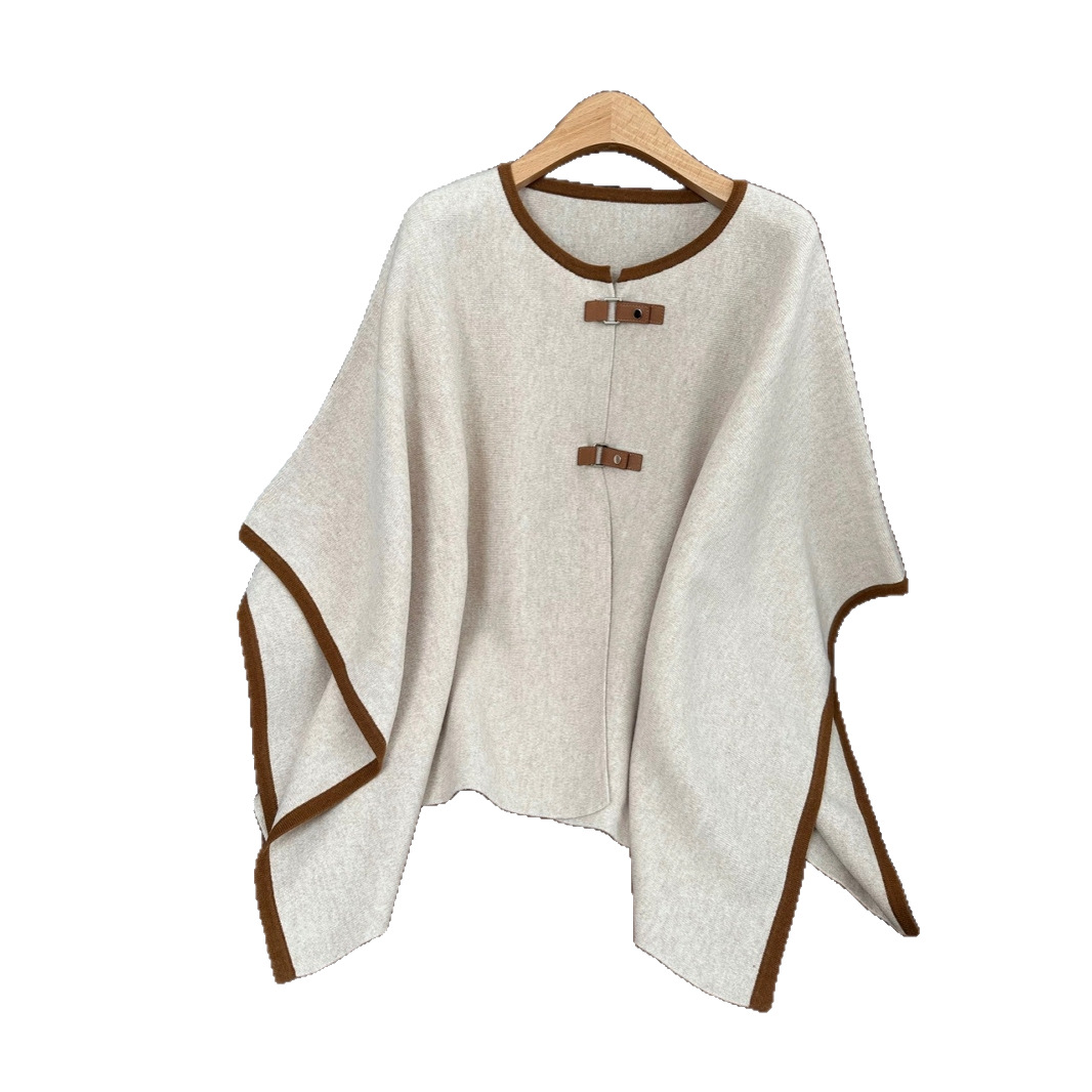 Chaqueta de chal de cachemira 100% de lujo ligero de alta gama suéter mujer Maillard otoño e invierno ropa de mujer capa de rebeca