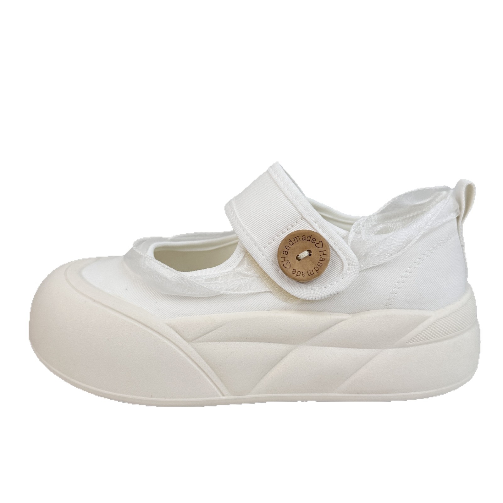 Yuanbo Mary Jane Shoes Mujer 2025 Nuevo estilo caliente Verano con falda Zapatos de boca baja Zapatos de velcro