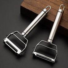 三合一水果刨蔬菜瓜刨不锈钢土豆多用途双面刨丝刮皮刀厂家批发