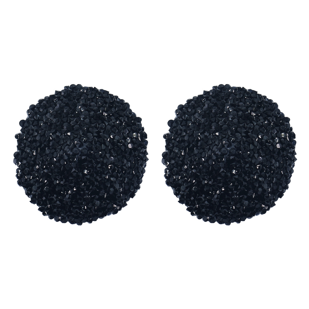 블랙 라운드 수지 다이아몬드