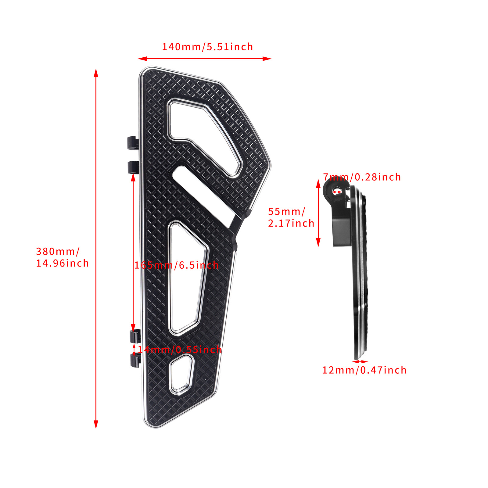 Motorcycle Accessories Suitable for Harley Street Glide Road King Modified Large Front Pedal Driver Pedal