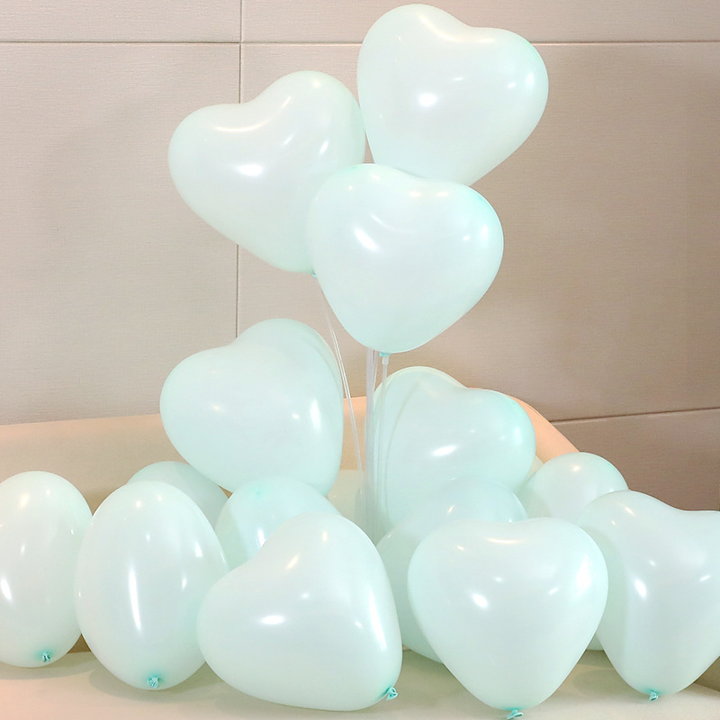 Celebridad en línea macarón globo gemas amor rojo en forma de corazón boda confesión de cumpleaños decoración de globo escenario de fiesta en el hogar
