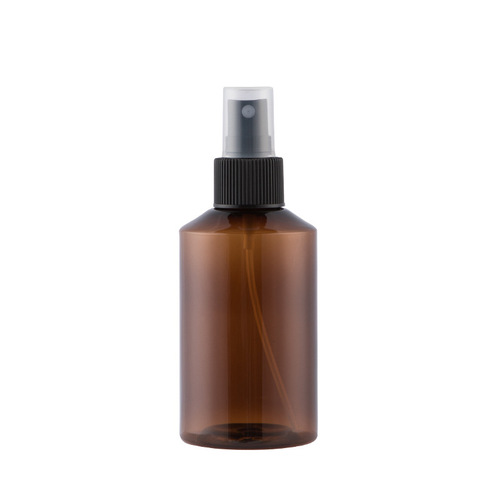 50ml 100 150 200ml spray bottle slanted shoulder dark green PET brown coffee bottle toner fine mist bottle