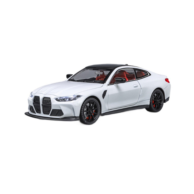 1: 24 modelo de aleación Baoma M4 eco sonido y luz juguetes de automóviles hechos a mano decoración de escritorio de computadora personalidad creativa avanzada