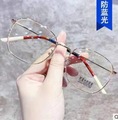 新款防蓝光平光镜同款眼镜时尚情侣同款学生成品近视眼镜批发