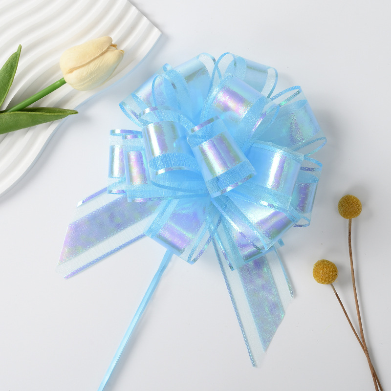 Transfronterizo Amazonas 50 iris trenzado nieve gaze flores regalos de Navidad flores decoración de flores