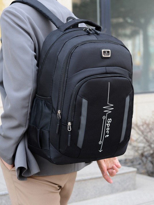Mochila transfronteriza para hombres, mochila de computadora de negocios de gran capacidad, mochila de viajes para mujeres, mochila de estudiantes de secundaria