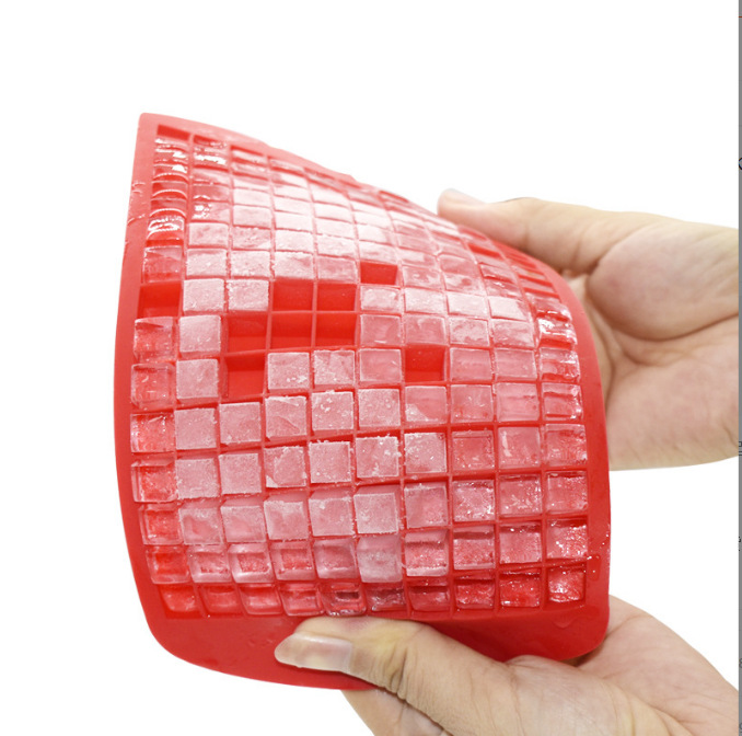 Food Grade 160 Grids 1 cm Small Square Silicone Ice Cube Mold Home Easy Clean Shaved Ice Ice Box Mold