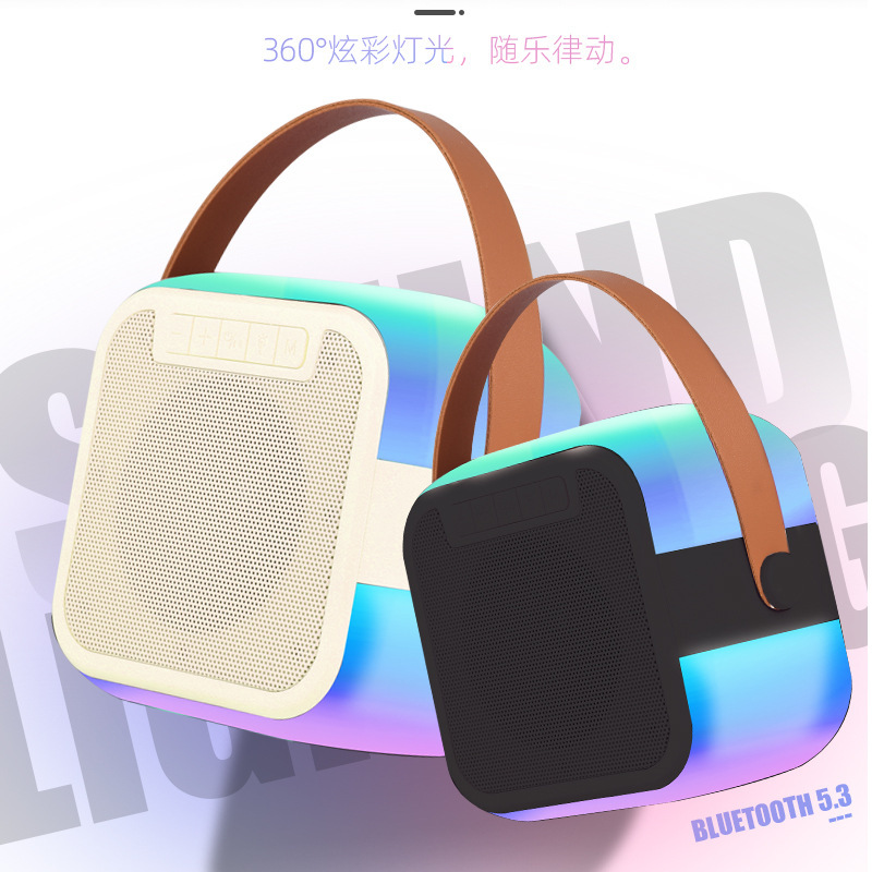 クロスボーダーの人気携帯bluetoothオーディオ大音量コンピュータスピーカーメーカー無線マイク一体bluetoothスピーカー|undefined