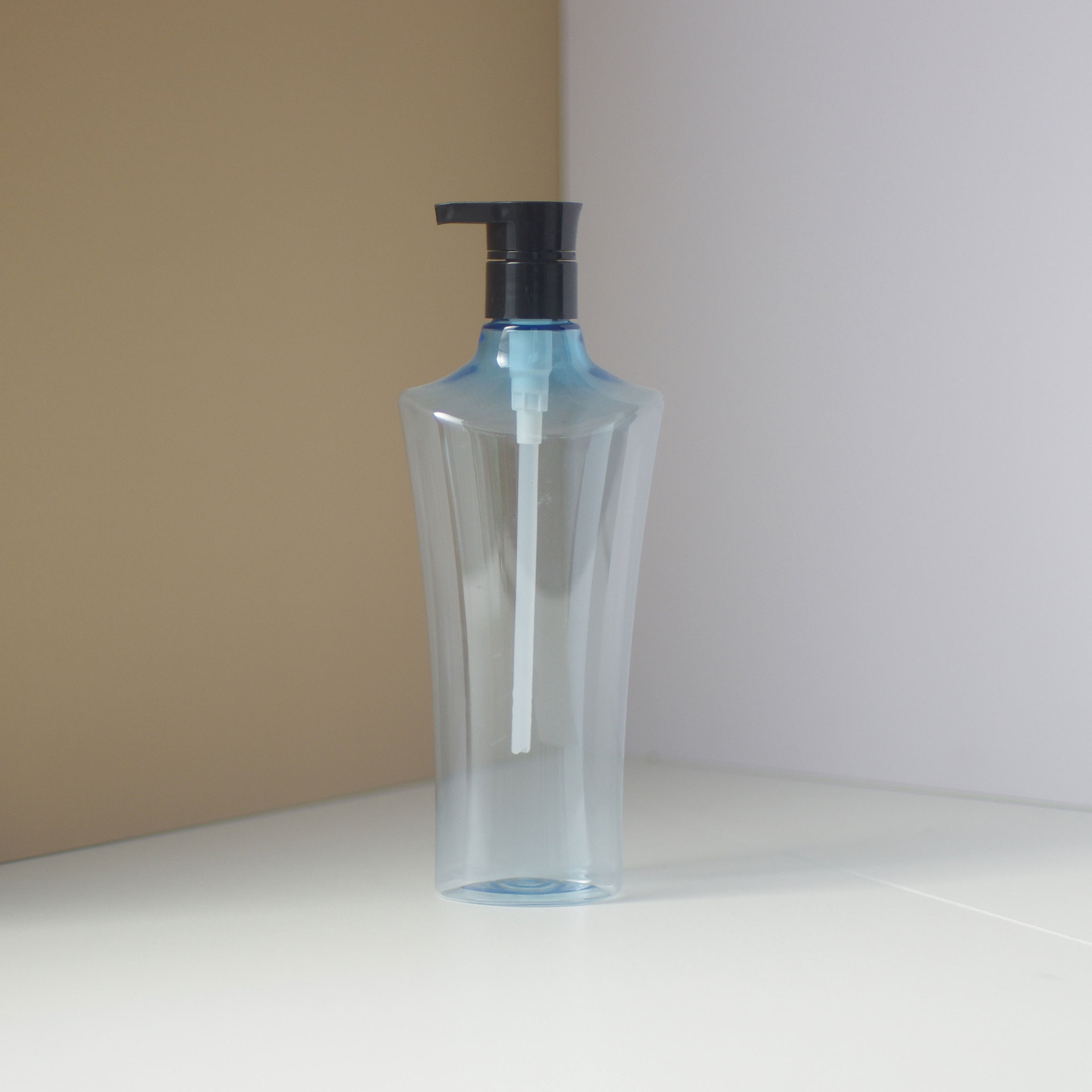 工厂定制PET洗护包材400ml洗发水瓶沐浴露瓶旅行分装瓶简约风格