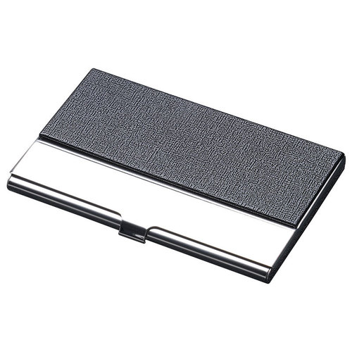 Business card holder male business portable business card box metal black titanium stainless steel creative promotional exhibition gift personality male