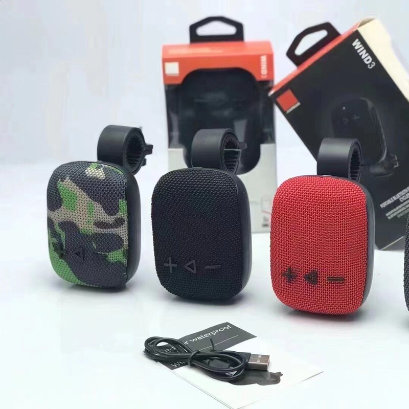 新型wind3無線bluetoothスピーカー屋外自転車固定架ミニサブウーファー付きカード付き小型オーディオ|undefined