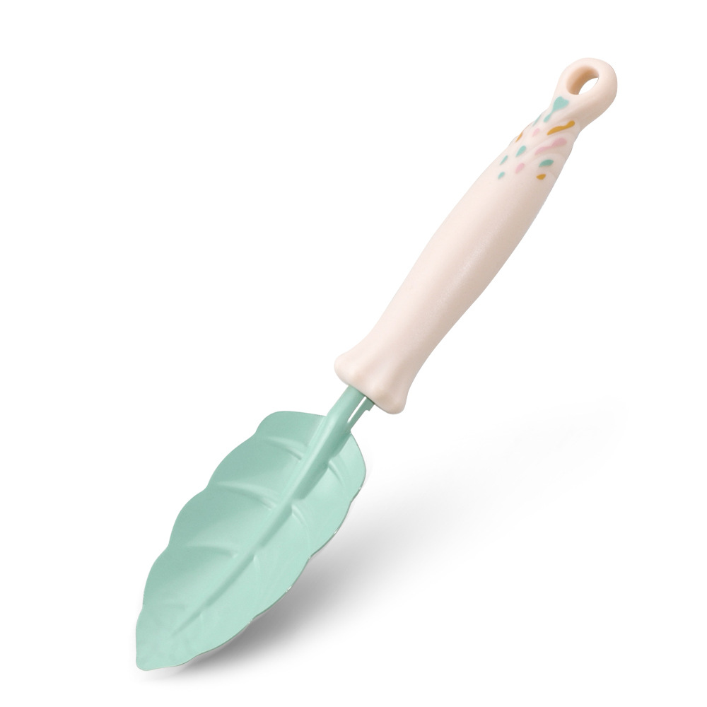 작은 잎 삽(플라스틱 손잡이)