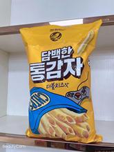 韓國網紅no brand芝士味薯條休閑膨化零食120g
