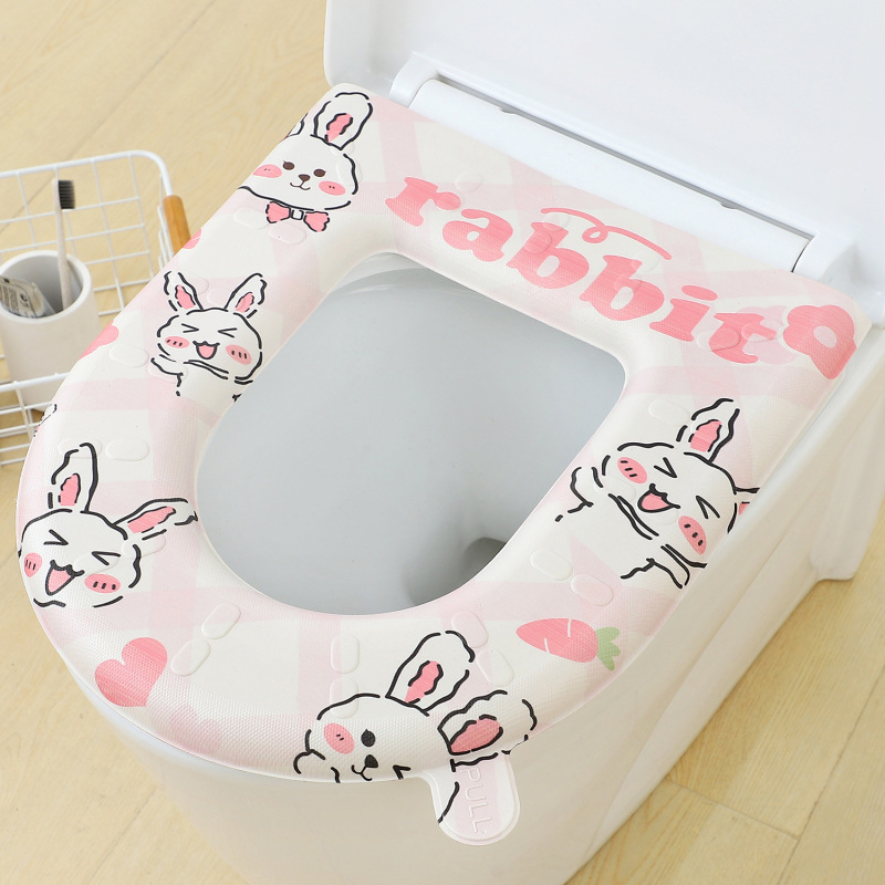 防水トイレマット、トイレシート、冬用、四季通用、トイレシリコンフォームリング、便座カバー、中国風|undefined