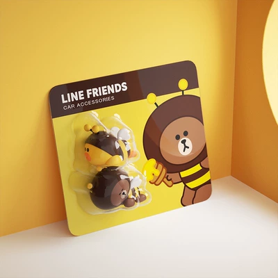 Car Interior Cartoon Decoration, Car ornaments - bee-series