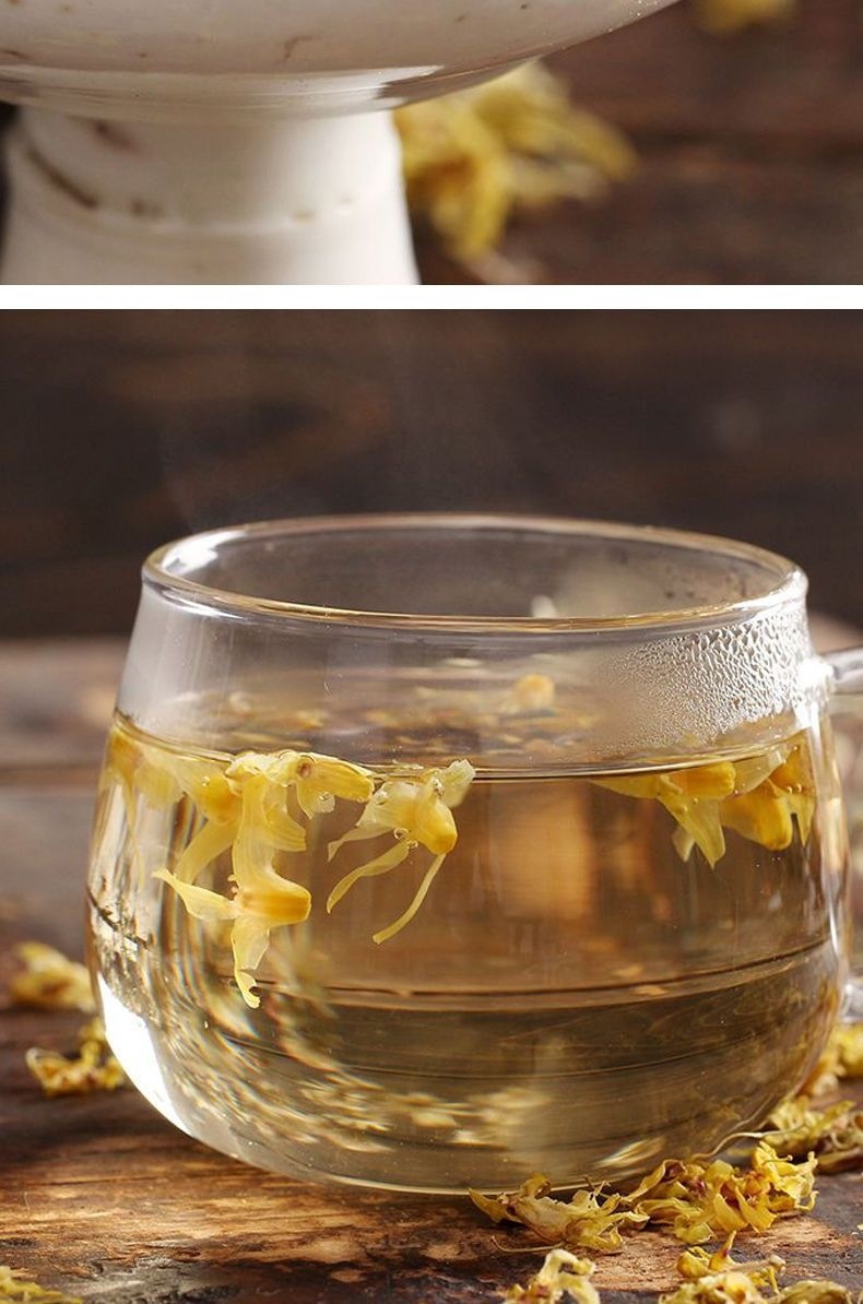 Huo Shan Tie Pi Shi Hu Dried Dendrobium Flowers Herbal Tea 20g Gift Box in use