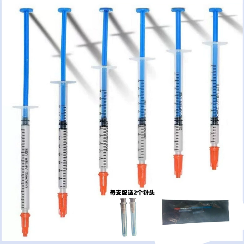 Высококонцентрированная электропроводная серебряная краска ручка проводящая серебряная резина серебряная целлюлозная клавиатура для ремонта проволоки с иглой 0.3ML