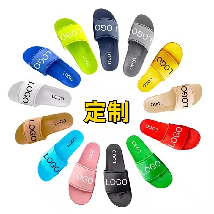 Slippers logo custom foreign trade sandals pattern printing cross-border sandals for men and women home factory wholesale orders