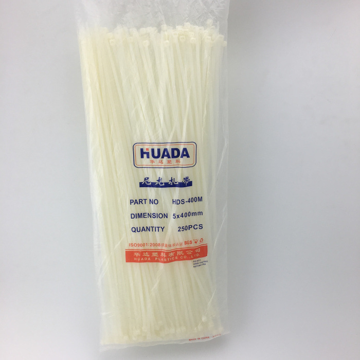 特价促销 华达/永达 非标自锁式5*400尼龙扎带 捆扎带厂家直销