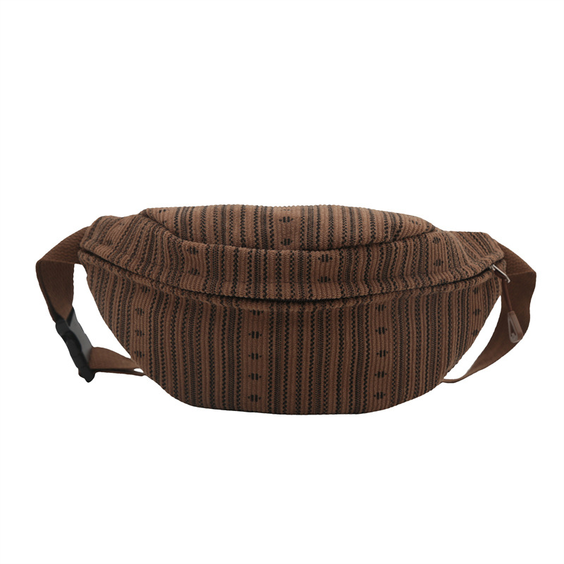 bolsos de chicas japonesas bolsos de pecho impresos bolsos de cintura de chicas suaves bolsos de nicho simple bolsos deportivos universales