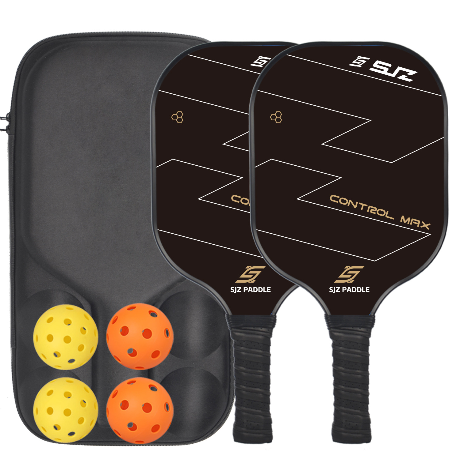 피클볼 픽 볼 랙 탄소 섬유 벌집 코어 경쟁 프로 스포츠 픽 볼 세트