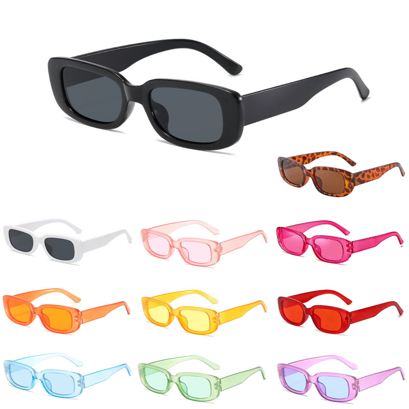 square small fashionable retro sunglasses