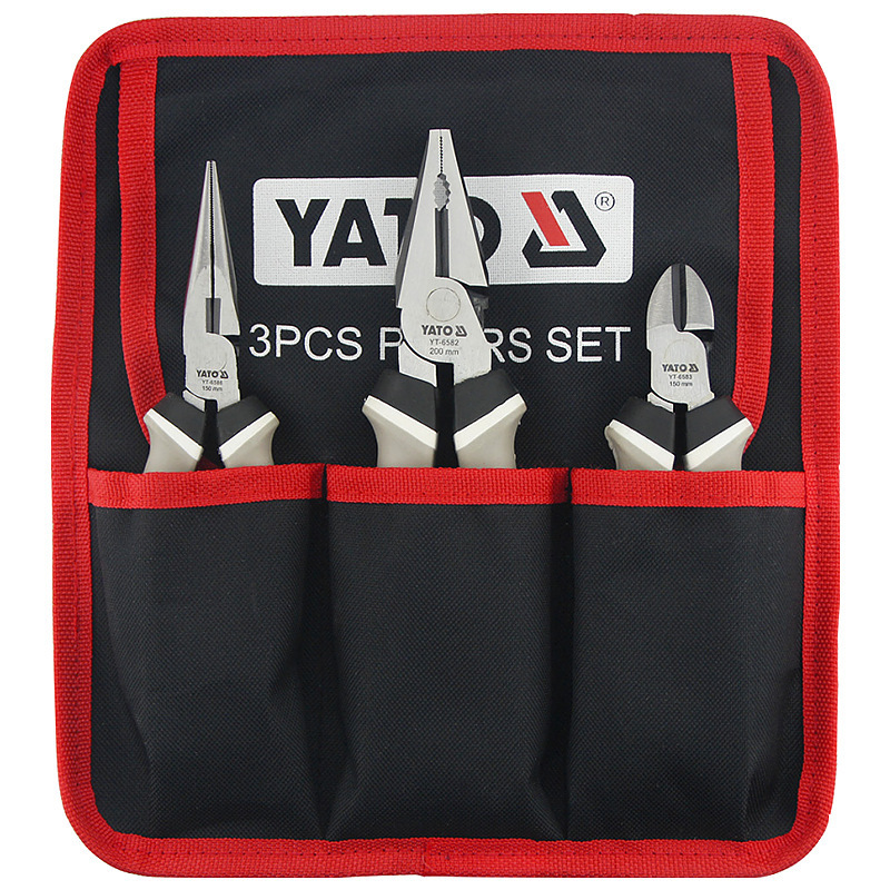 YATO 省力ペンチセット ワイヤーペンチ バームペンチ 斜めペンチ シリーズセット YT-39608|undefined