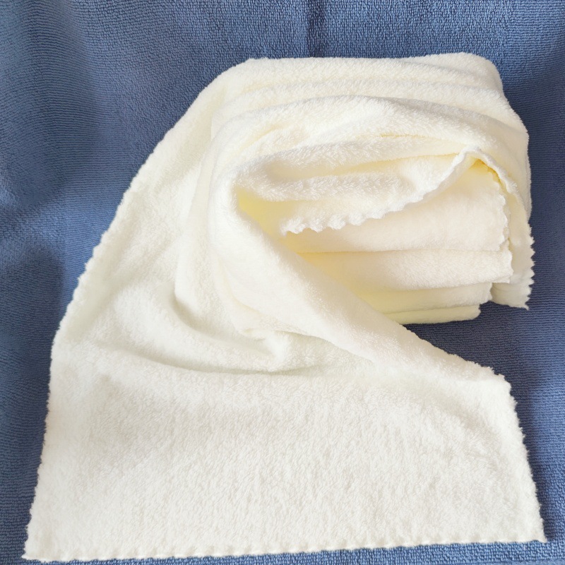 Coral Fleece Beige Towel 3070 Soft Absorbent Hair-free Hair Treatment Foot Bath Hotel Household Cleaning Wipe