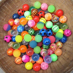 One dollar egg twisting machine elastic ball mixed elastic ball jump ball 1 yuan store stall supply wholesale