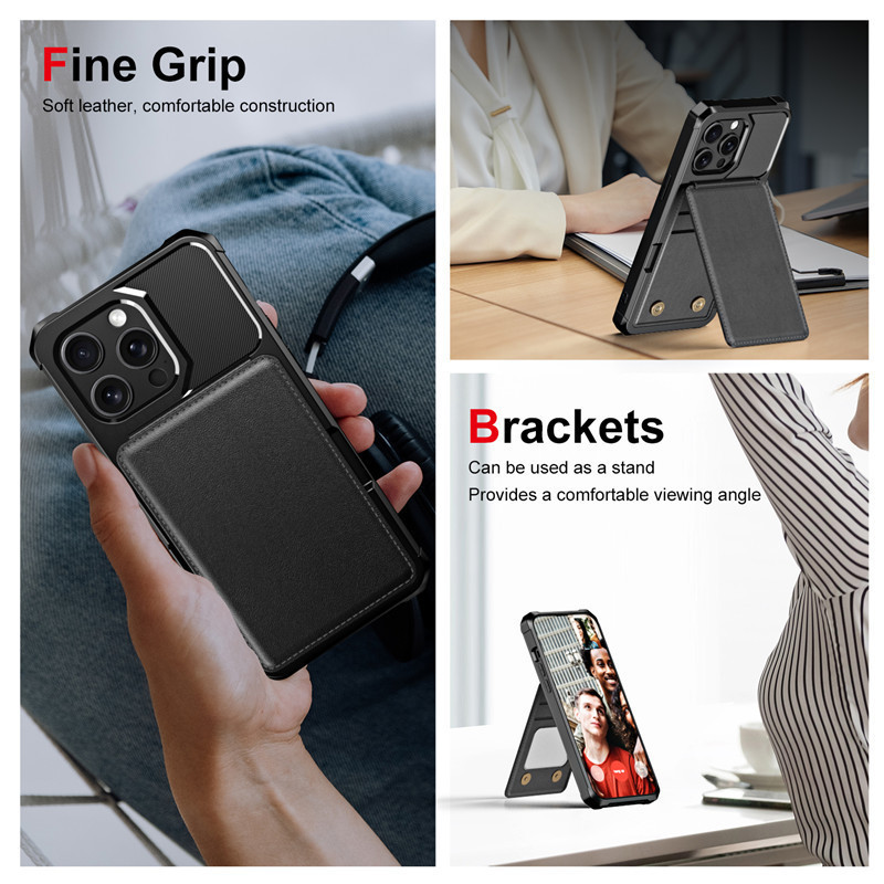 New for iPhone16/15/14 card phone case Apple 13 up and down flip card cover protective cover New for iPhone16/15/14 card phone case Apple 13 up and down flip card cover protective cover