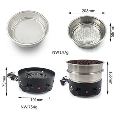 Coffee bean cooling tray radiator cooling machine silver skin removal machine 600g coffee beans double-layer floral cooling tray