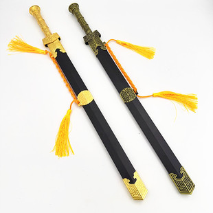 Qin Sword Han Sword 65cm Tourism Crafts Ornament Unedged Non-Lethal Metal Decorative Sword Model Wholesale