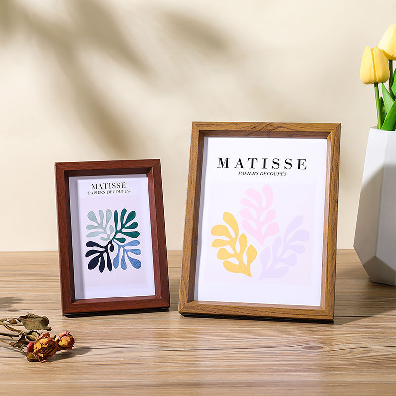 Simple wall-mounted wooden Photo Frame 5-inch 6-inch 7-inch 8-inch 10-inch A4 picture frame children's photo frame wholesale