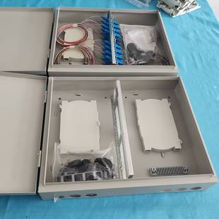 Wholesale wall-mounted fiber splitter box metal 12 core SCUPC direct melting box optical fiber distribution frame ODF connector box